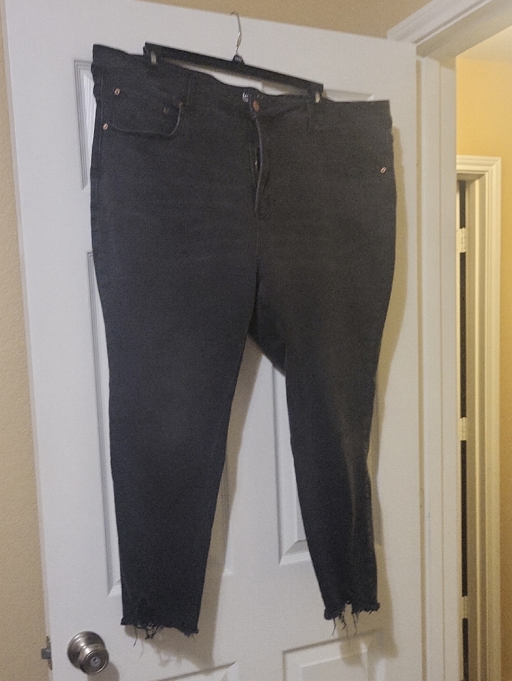 Terra & Sky Black Cropped High-Rise Skinny Jeans